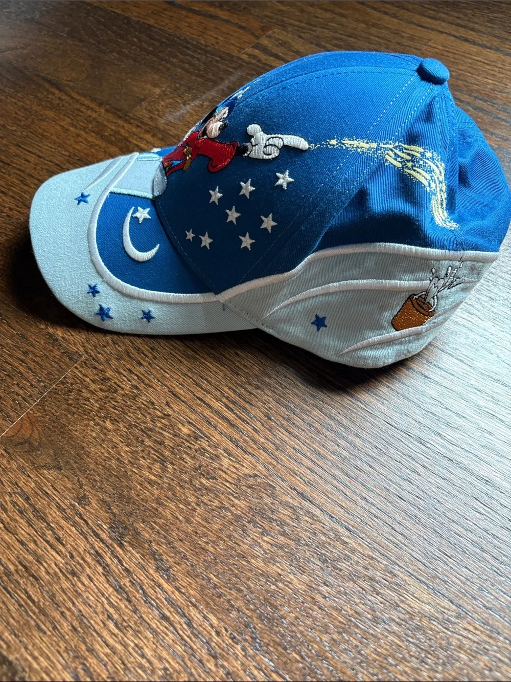 Disney Royal Blue and Light Gray Sorcerer Mickey Baseball Cap